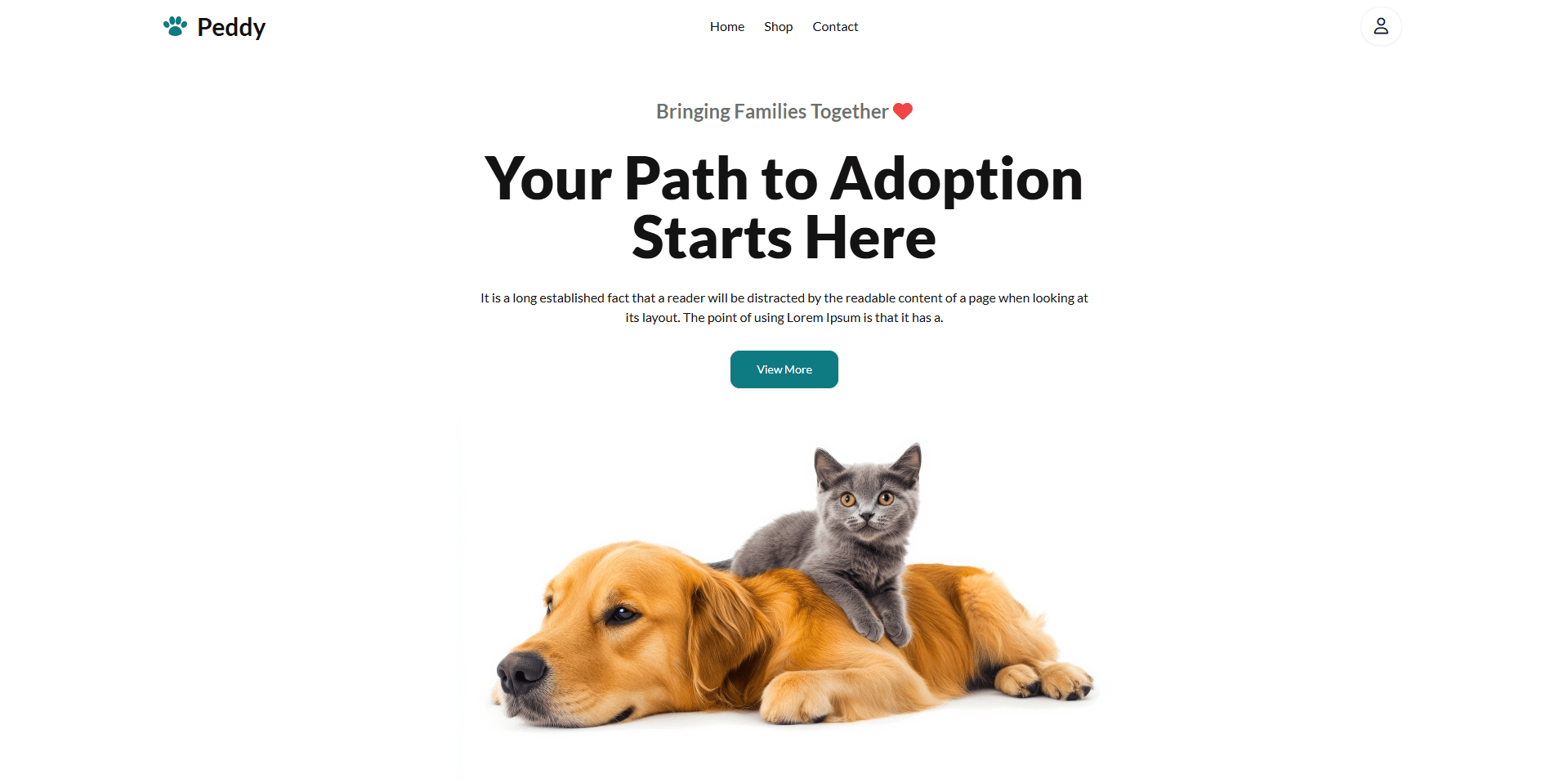 Peddy — Pet Adoption Platform